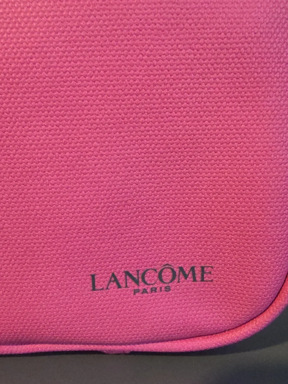 LANCOME NWOT Pink Travel Cosmetic Bag